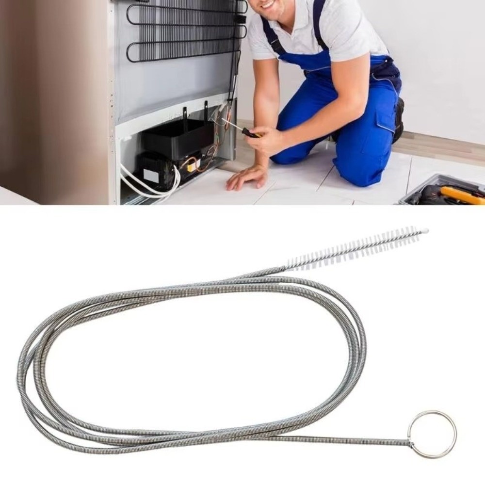 Pipe Bending Spring - Гибкая щетка-пробка для прочистки сливов холодильников,