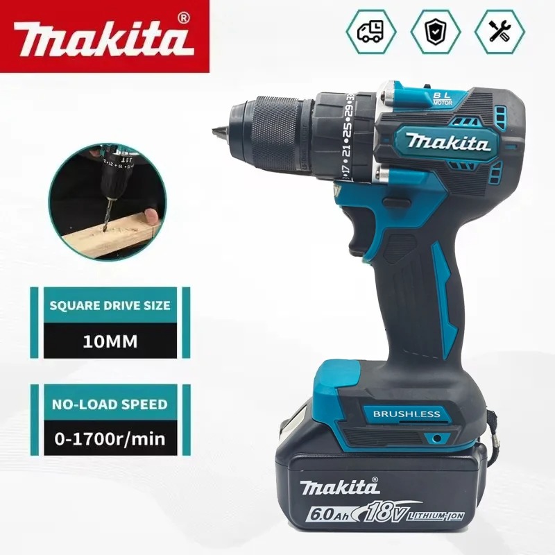 Makita Drill Ddf484 - Аккумуляторный шуруповерт Makita DDF487 18В с