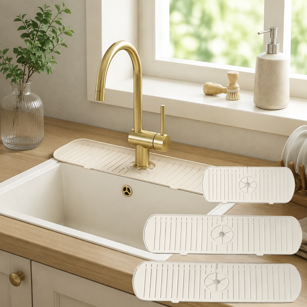 Silicone Tap Washer - Силиконовый коврик для смесителя, защита от