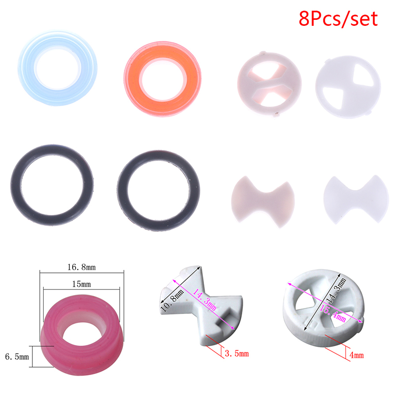 Silicone Tap Washer - Набор из 8 керамических дисковых прокладок