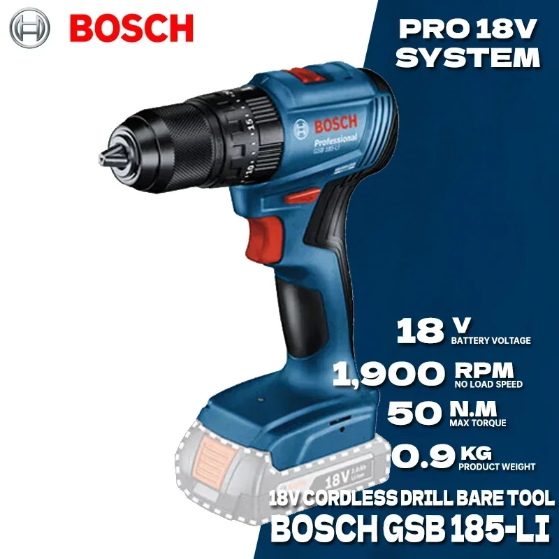 Bosch Drill Gsb 18V - Бесщеточная аккумуляторная ударная дрель-шуруповерт BOSCH GSB