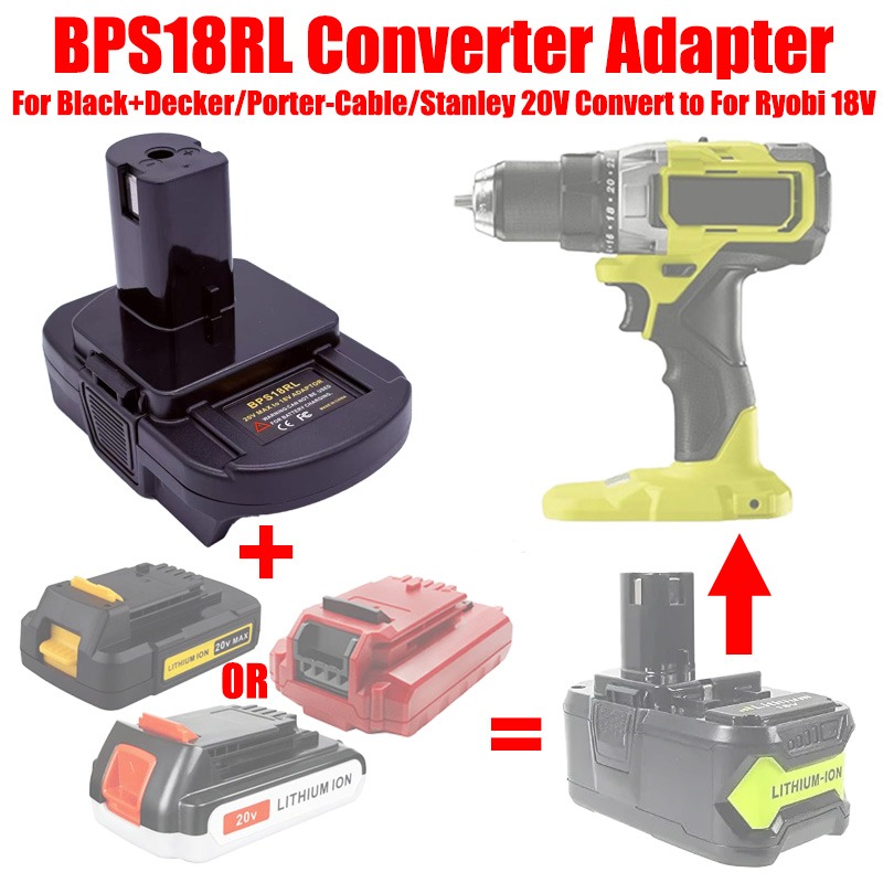 Адаптер батареи ALASICKA BPS18 – обзор и цена Black+Decker Tool Cordless