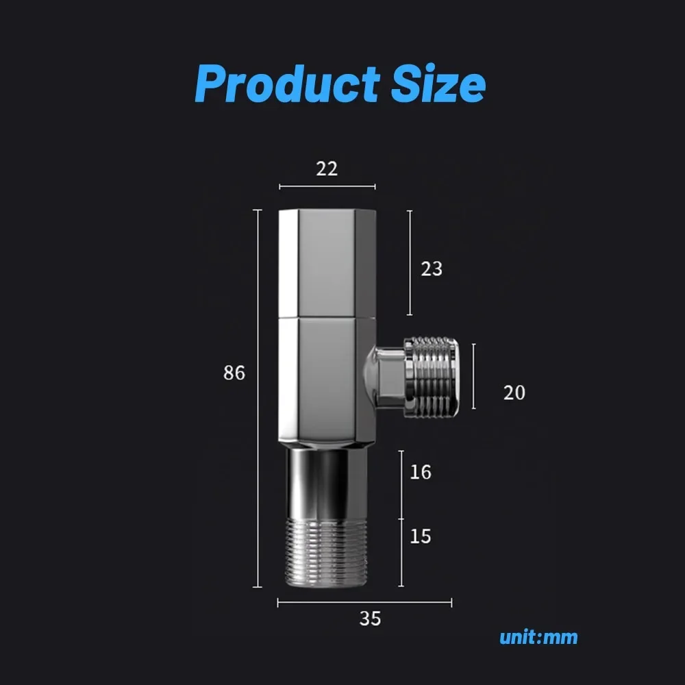 Латунный угловой клапан G1/2 д – обзор и цена Toilet Fill Valve