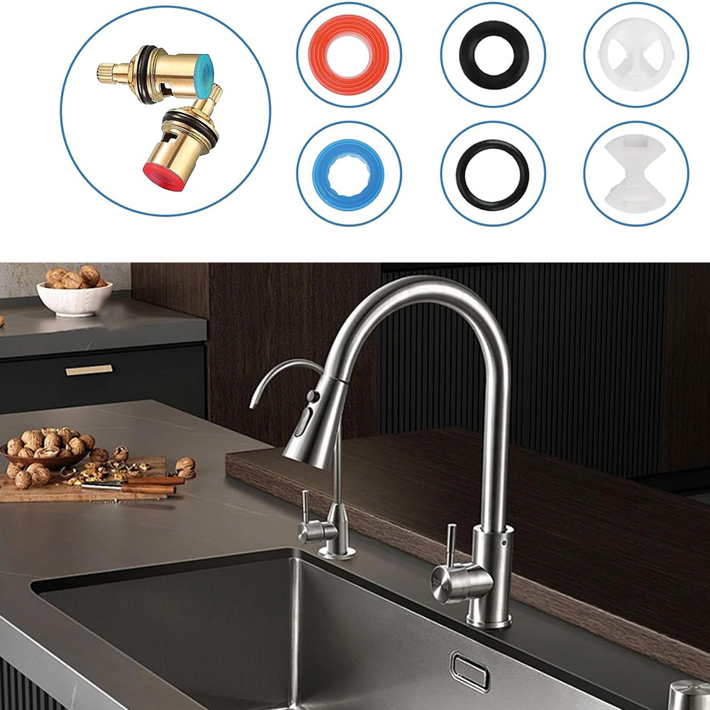 Комплект из 2 латунных картрид – обзор и цена Silicone Tap Washer